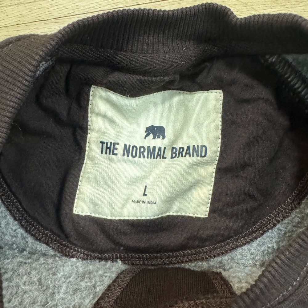 The Normal Brand Men's Brown Sweater - Picture 2 of 3